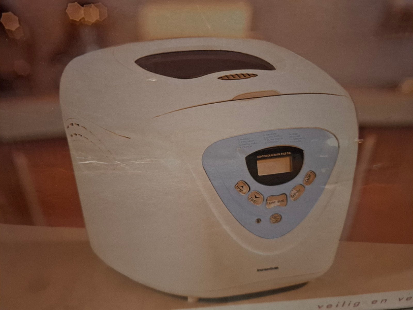 Inventum Broodbakmachine BM20 - Ophalen, Gebruikt, Kijkvenster, 800 tot 1200 gram deeg, Ophalen