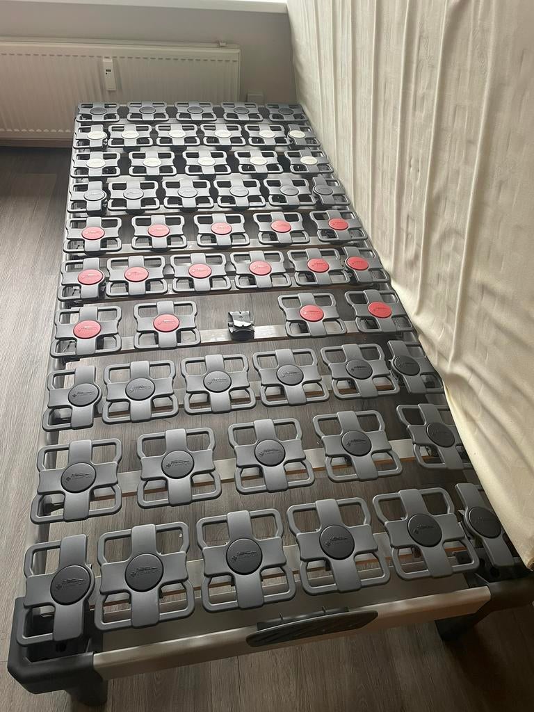 Tempur bed en matras, Ophalen, Zo goed als nieuw, Eenpersoons, 90 cm