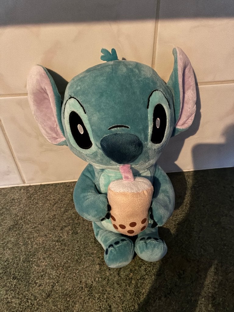 Disney Knuffel Stitch, Met Baby-Fles, 25cm, Info@fantasy-kingdom.nl, Disney, Disney, Disney