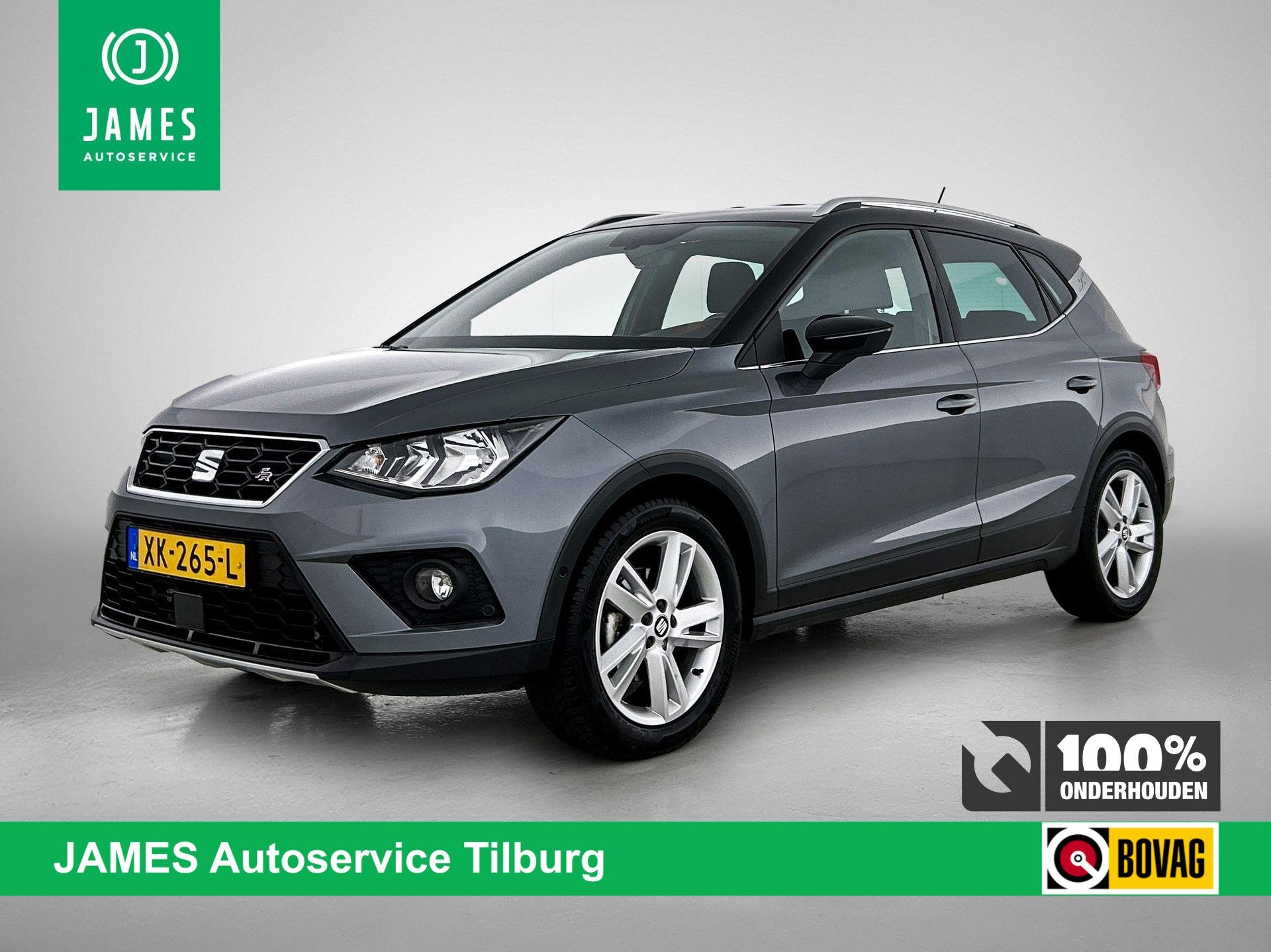 SEAT Arona 1.0 TSI 115PK FR Business Intense CAMERA | NAVI &, Stof, Gebruikt, 116 pk, 49 €/maand