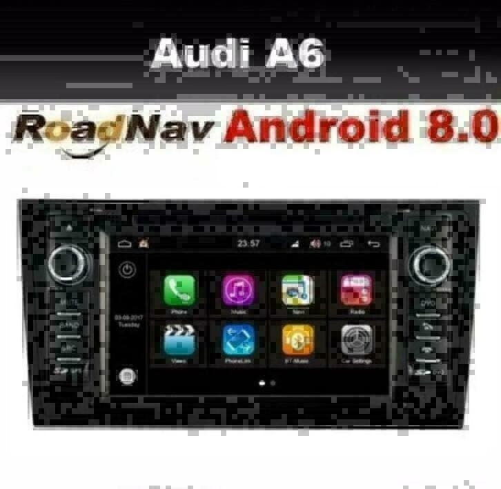 Audi A6 android 8.0 radio navigatie wifi dab+ carkit S200 HD, Auto diversen, Ophalen of Verzenden, Nieuw