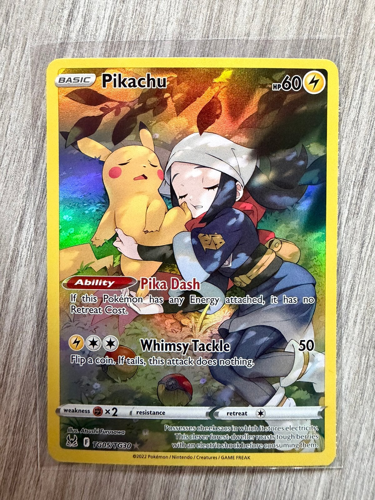 Pikachu LOR TG05 Near-mint, Ophalen, Zo goed als nieuw