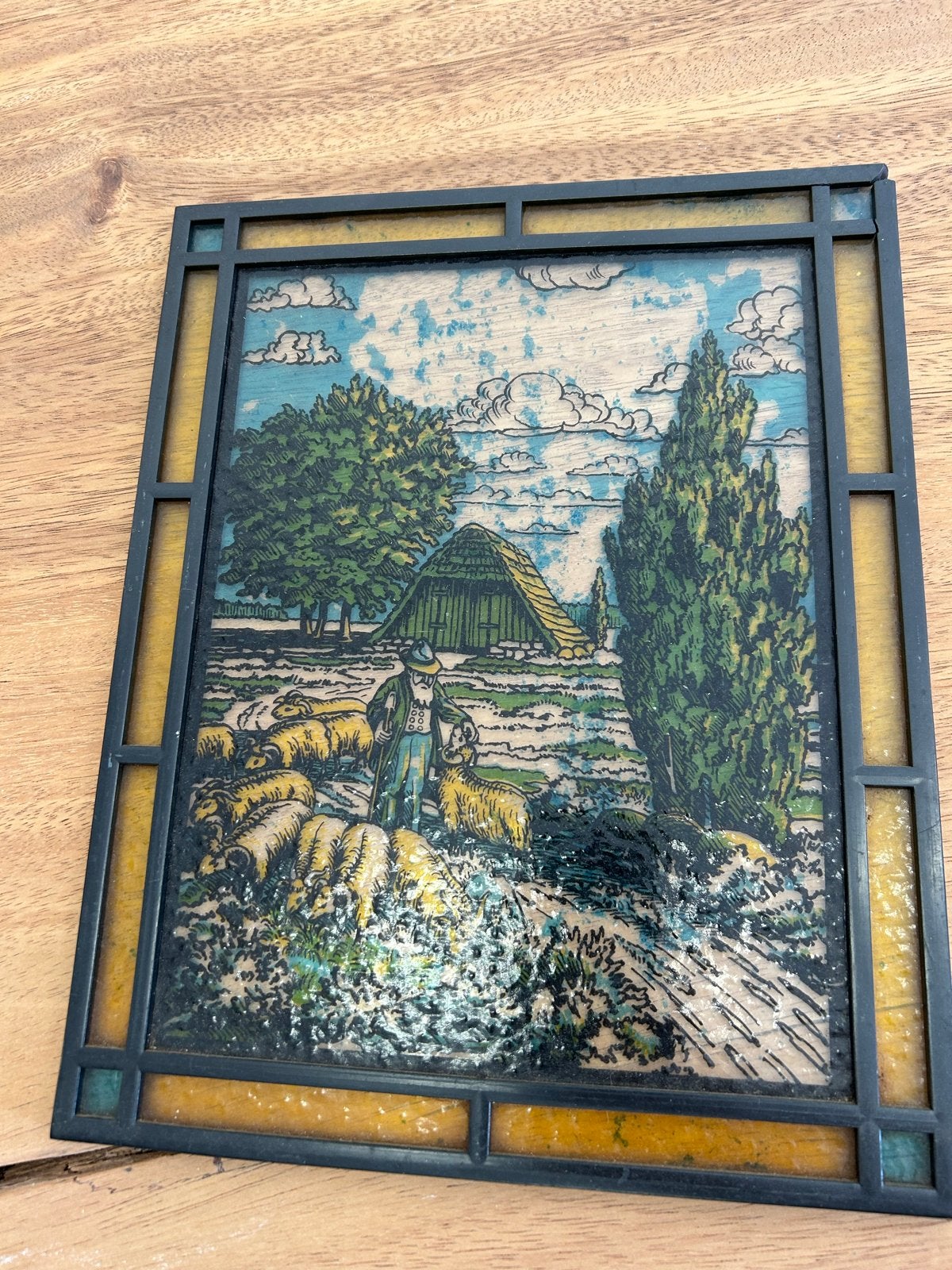 Vintage Glas-in-lood Stijl Raamhangers - Diverse Motieven, Antiek en Kunst, Ophalen