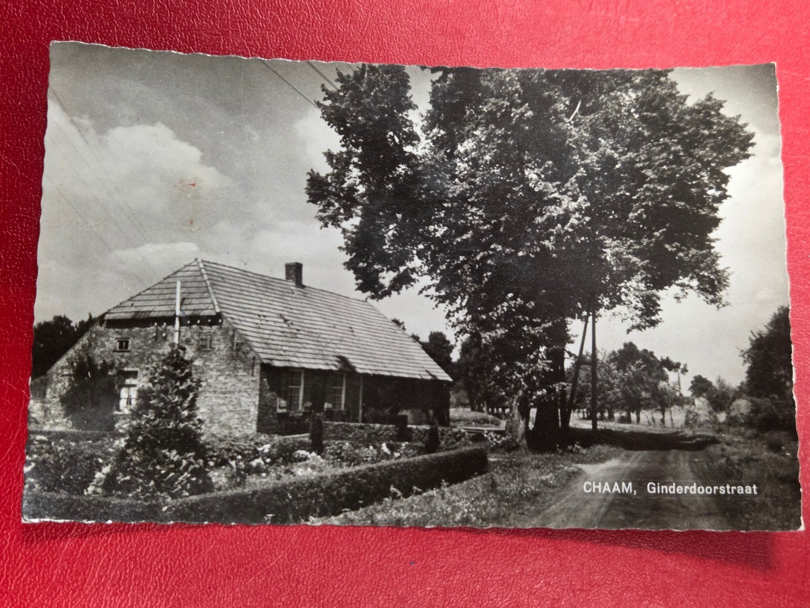 Chaam bij Alphen Ginderdoorstraat, Ophalen of Verzenden, Voor 1920, Zuid-Holland