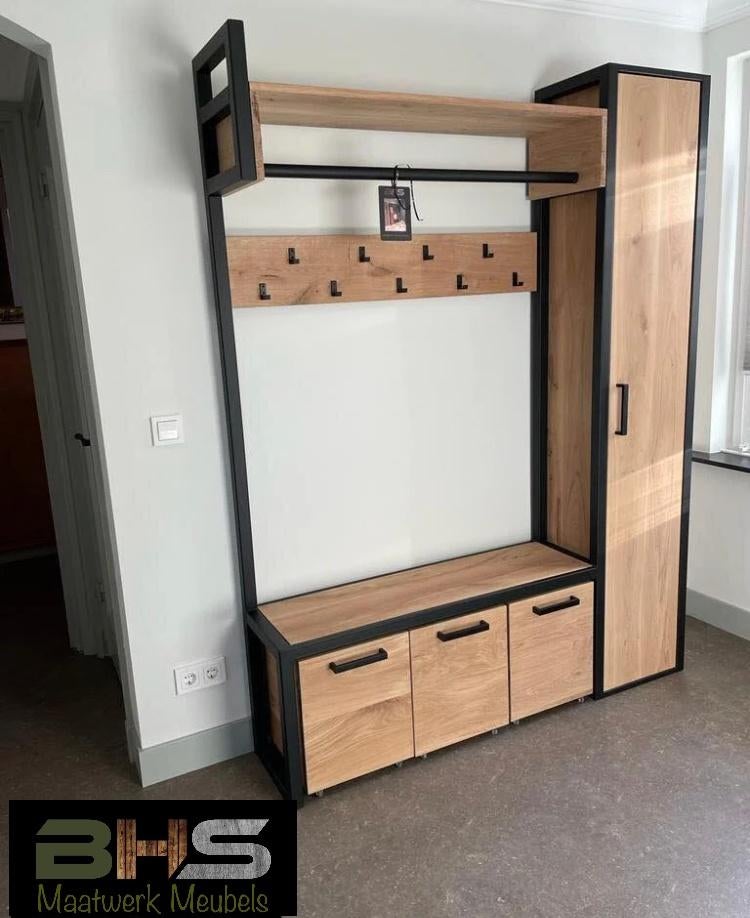 Garderobekast Leiden - volledig op maat leverbaar!, Huis en Inrichting, Woonaccessoires | Kapstokken, BHS Maatwerk Meubels, Info@bhs-maatwerkmeubels.nl