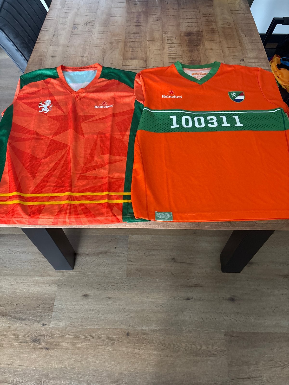 Nederlands elftal / Oranje Heineken voetbalshirts, Sport en Fitness, Voetbal, Ophalen of Verzenden, Gebruikt, Shirt