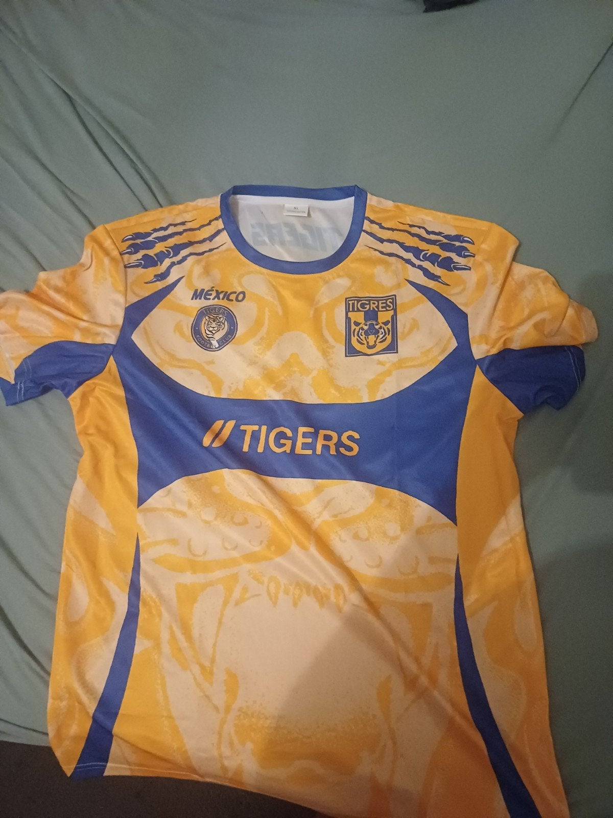Voetbalshirt Tigers - Geel/Blauw, Ophalen of Verzenden, Gebruikt, Shirt