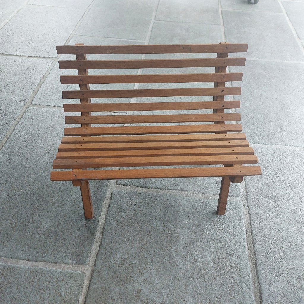 Houten poppenbankje/berenbankje - Zo Goed Als Nieuw, Ophalen of Verzenden, Zo goed als nieuw, Pop