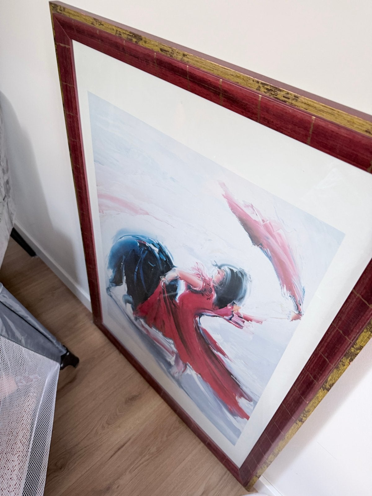 Schilderij: Danseres en Stier - Levendige Kunstprint, Antiek en Kunst, Ophalen
