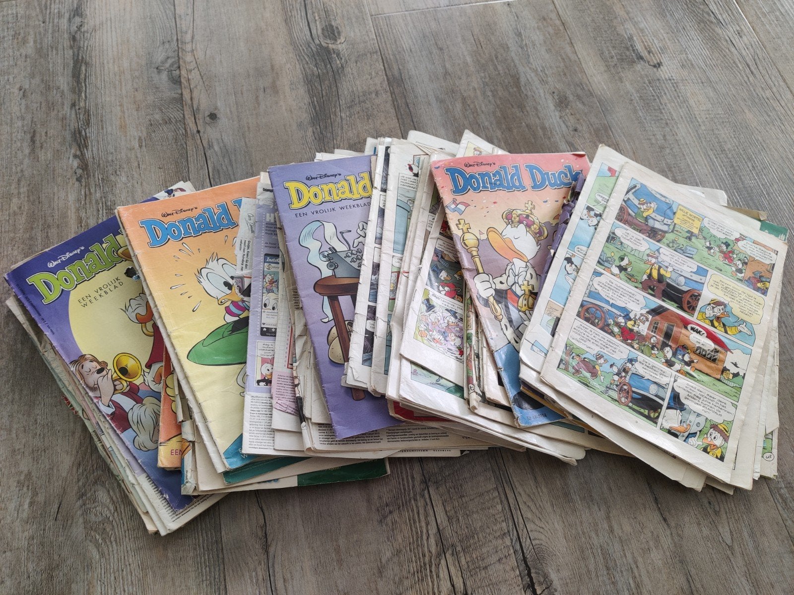 Donald Duck. 62 stuks, Verzamelen, Ophalen, 1980 tot heden, Nederland, Tijdschrift