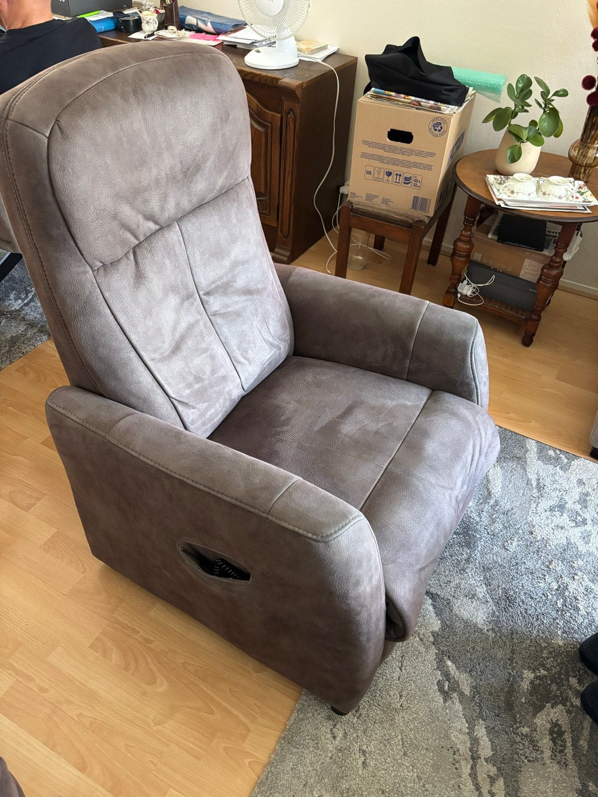 Goed werkende sta op stoel - Comfortabel en praktisch, Ophalen, Gebruikt, Bruin, Eén