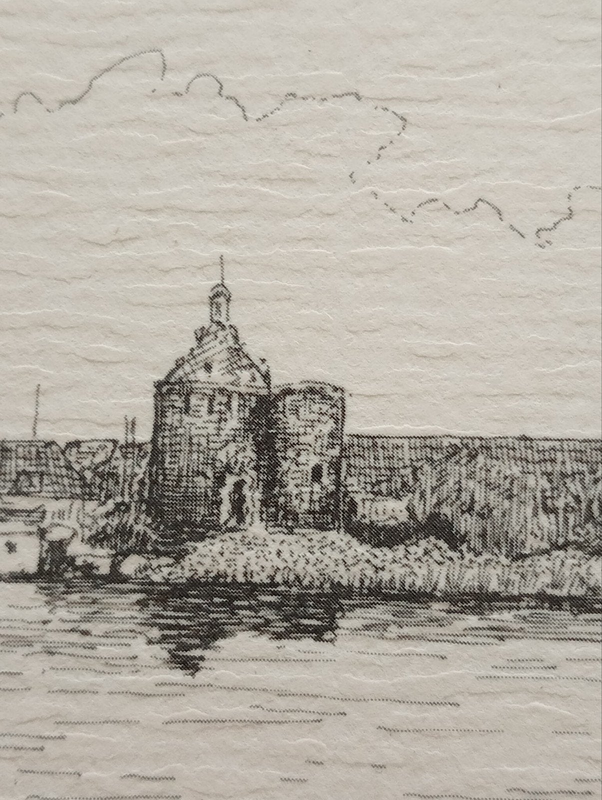 Henk Stals stadsgezicht Enkhuizen? Hoorn?, Ophalen of Verzenden