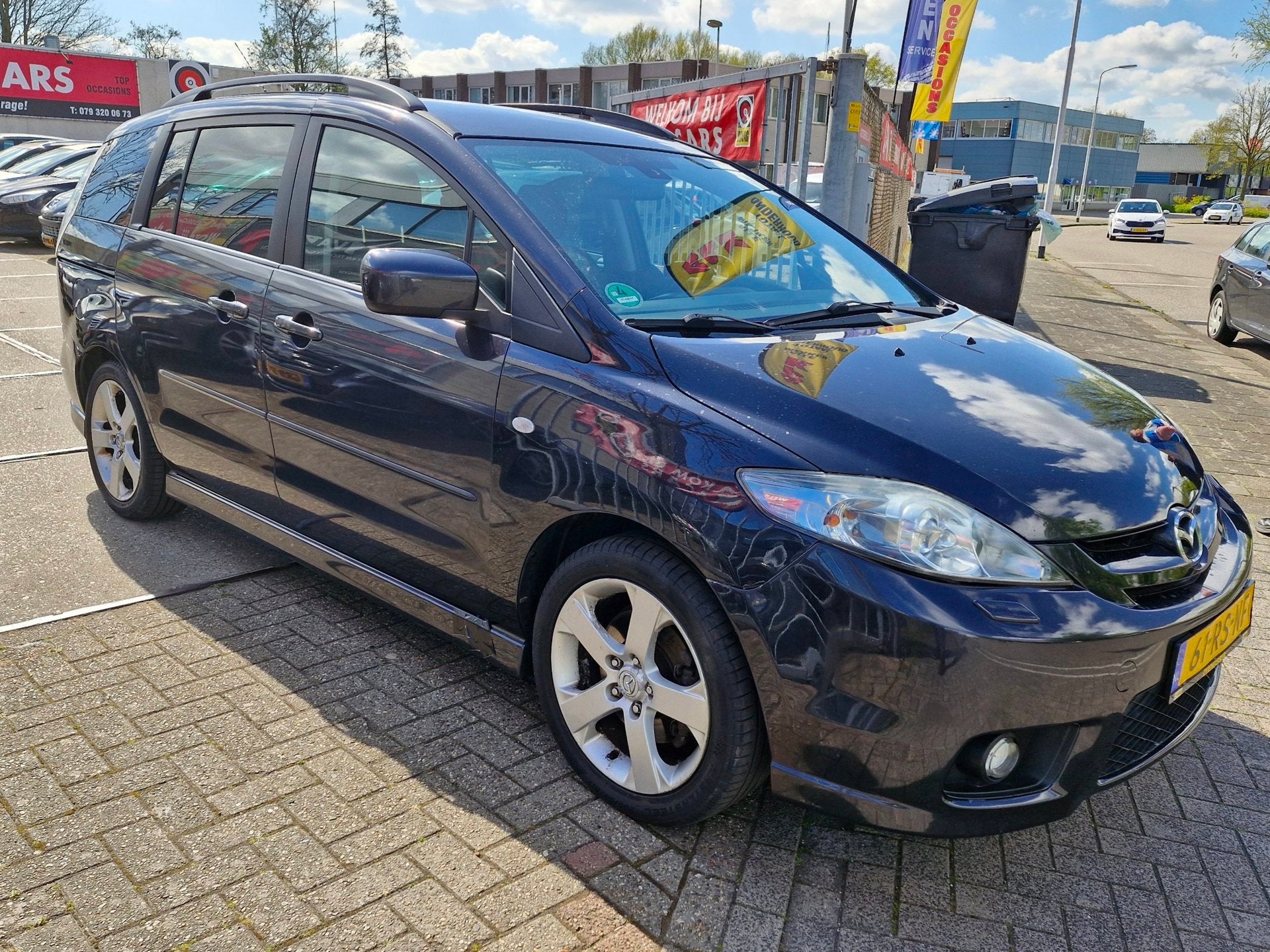 Mazda 5 2.0 Active 7 PERSOONS ! AIRCO ! NIEUWE APK !, Auto's, Voorwielaandrijving, Dealer onderhouden, Gebruikt, 7 stoelen
