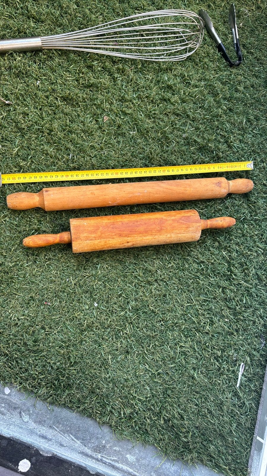 Houten deegrollers - Set van 2, Ophalen, Hout, Overige typen, Gebruikt