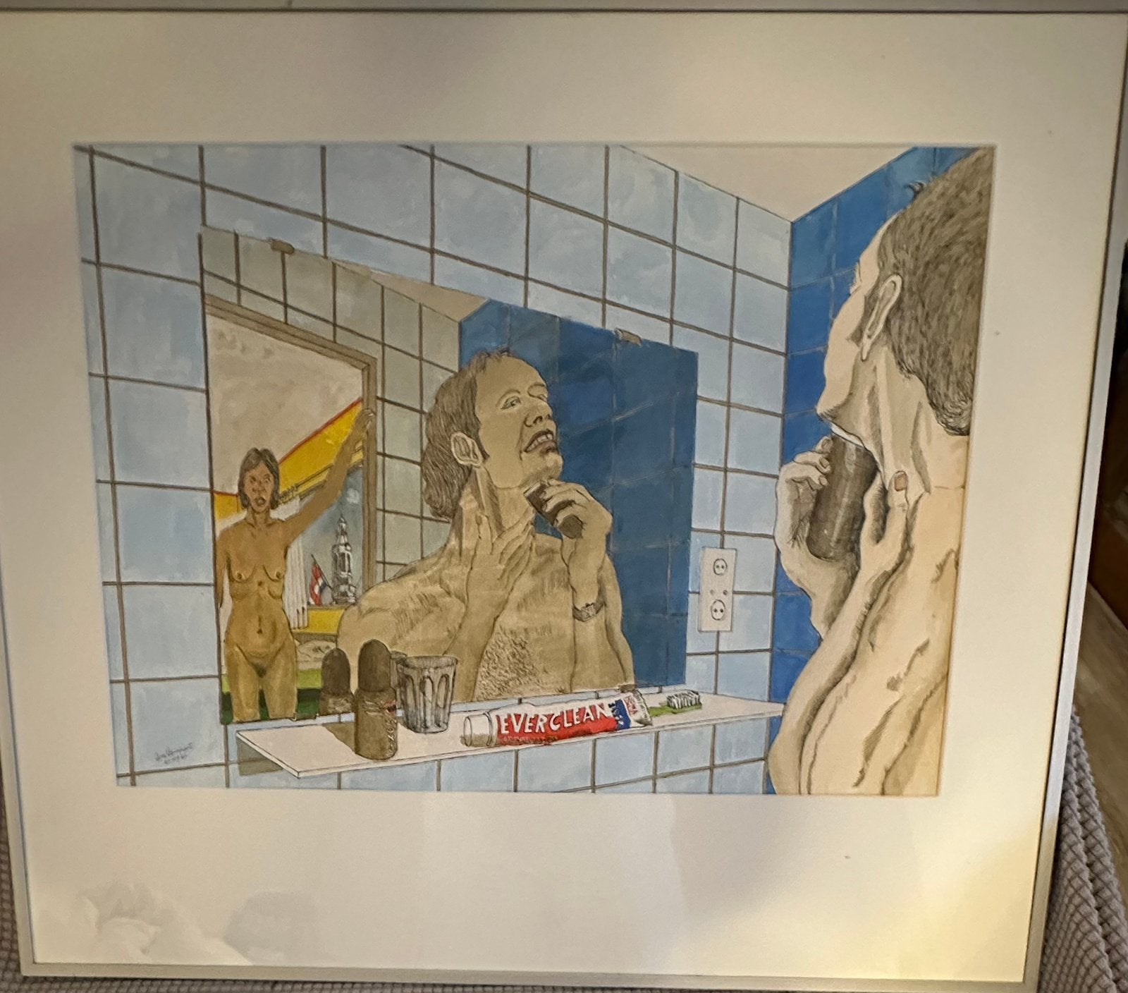 Tekening van Arie Goedhart, Ophalen of Verzenden