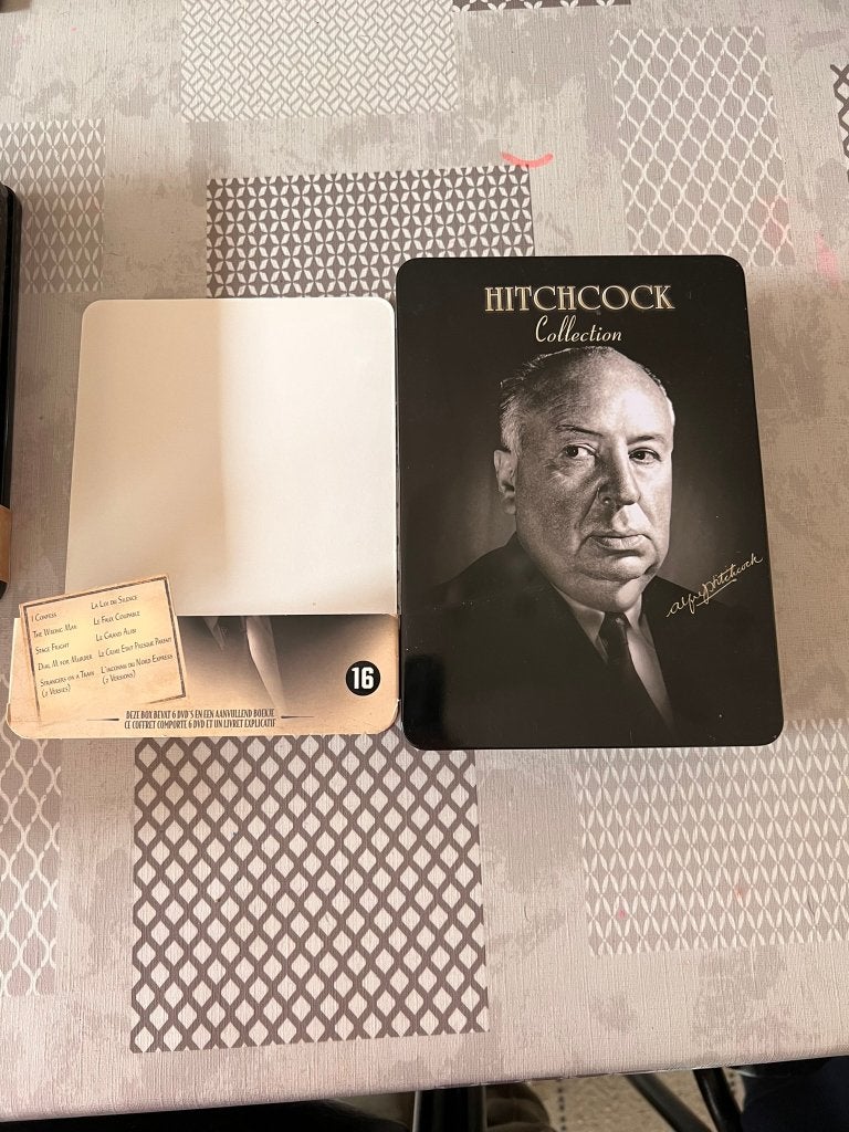 Hitchcock Tin Box (5 DVD), Ophalen of Verzenden, Zo goed als nieuw, 1940 tot 1960, Vanaf 12 jaar