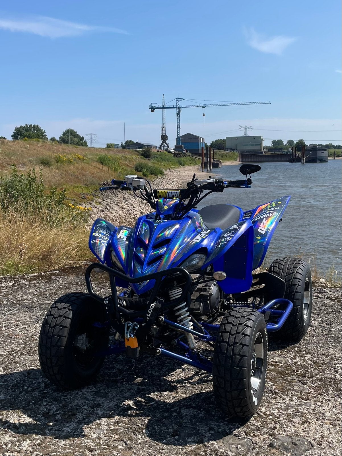 Yamaha YFM350R-W Quad met auto kenteken – Zeer nette staat, Motoren, Quads en Trikes, 12 t/m 35 kW, 1 cilinder, Ophalen