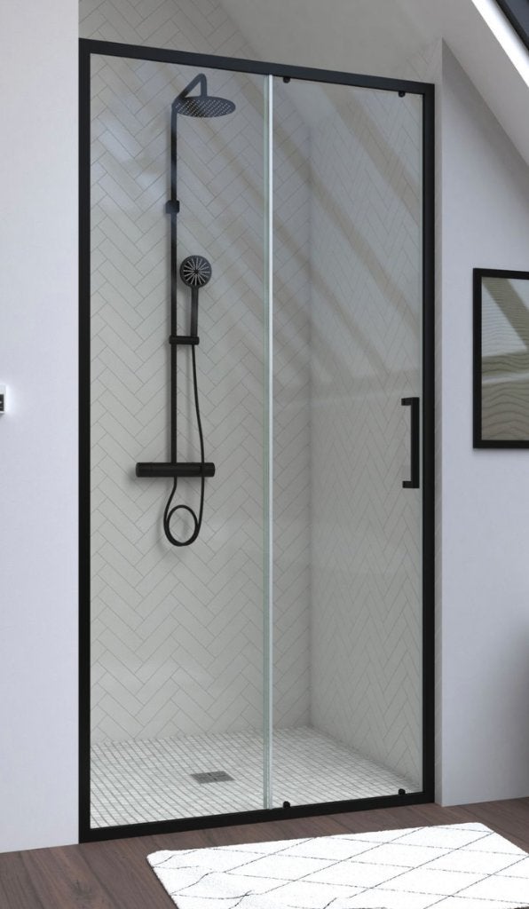 Douche schuifdeur 100cm, Ophalen, Zo goed als nieuw, Overige typen