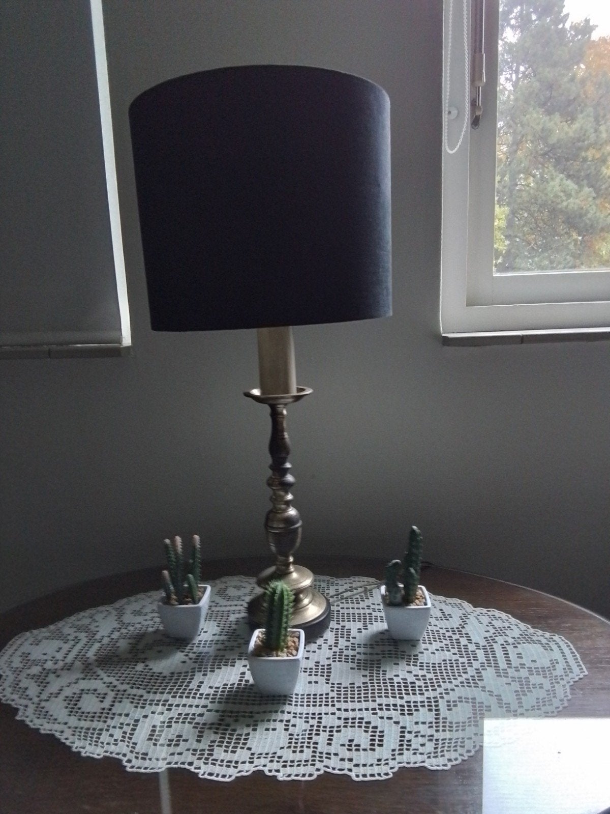 Zwarte schemerlamp, Huis en Inrichting, Ophalen of Verzenden