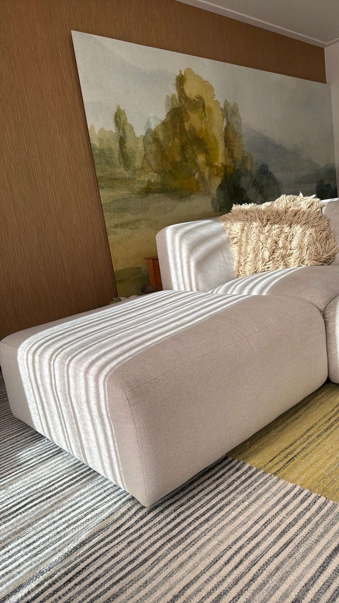 HK living Jax Hocker Lounge / Poef / Ottoman, Ophalen, Eenpersoons, Zo goed als nieuw, Minder dan 150 cm