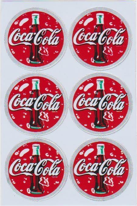 Coca Cola stickervel #3, Ophalen of Verzenden, Nieuw, Gebruiksvoorwerp