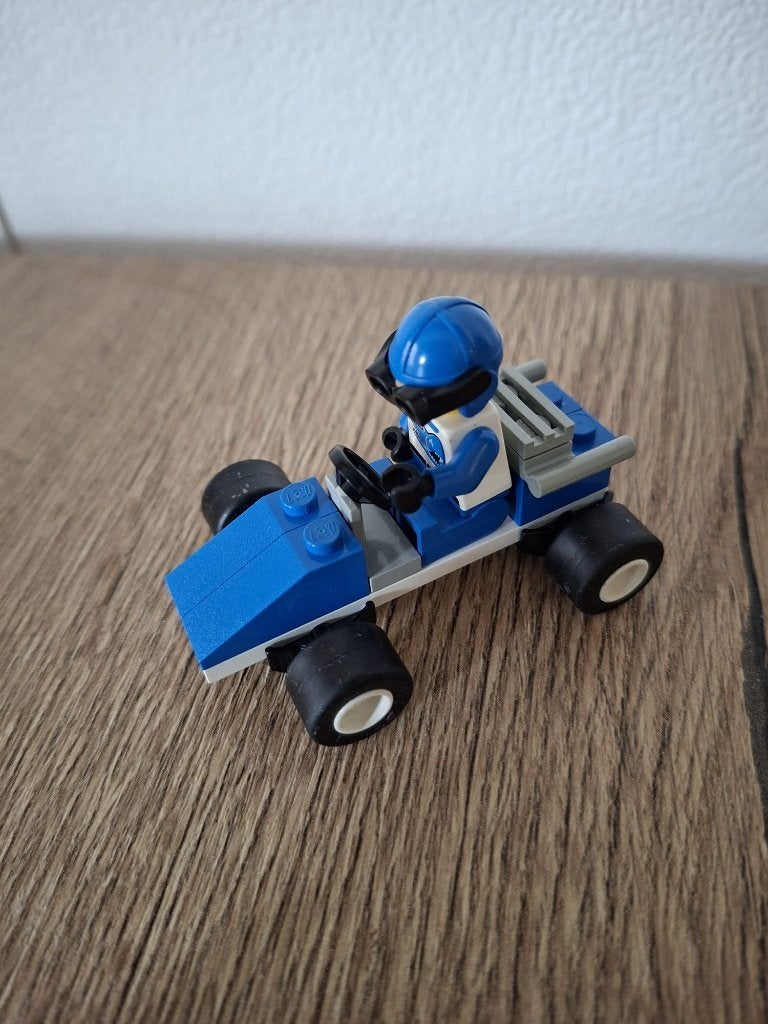 Lego blue racer 6618, Ophalen, Lego, Zo goed als nieuw, Compleet