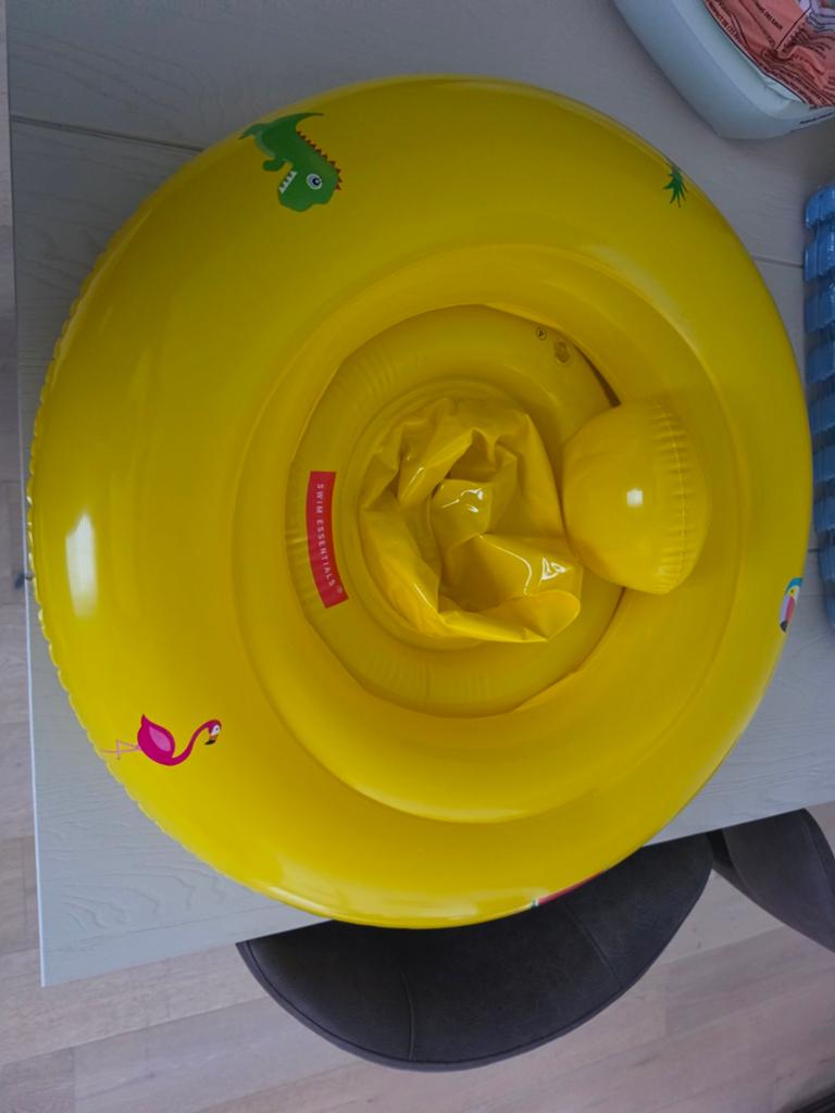 Gele Baby Zwemband met Zitje - Zo Goed als Nieuw 5 euro, Ophalen of Verzenden, Zo goed als nieuw, Overige typen