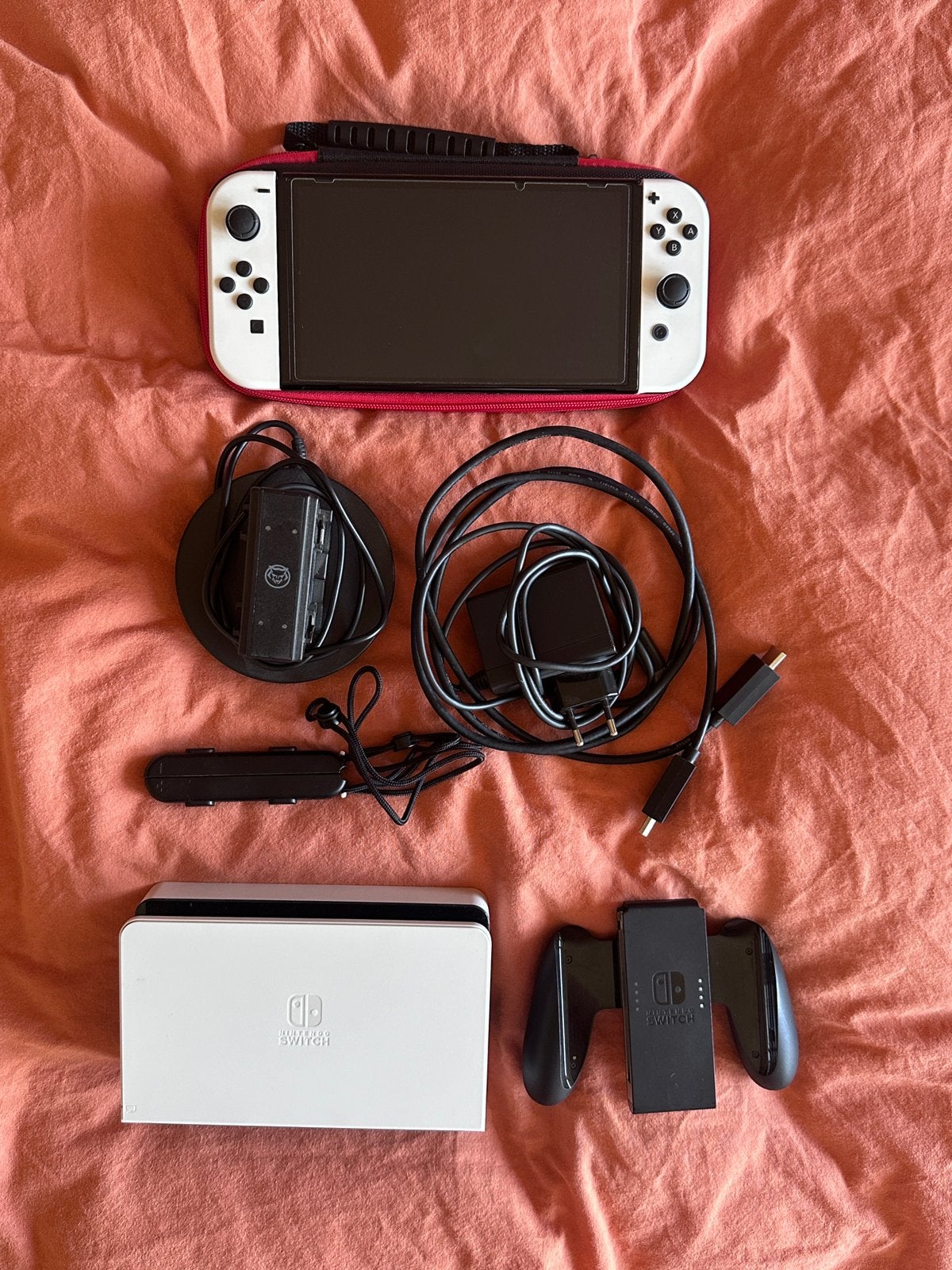Nintendo Switch Oled wit, Ophalen, Zo goed als nieuw, Met 1 controller, Switch OLED