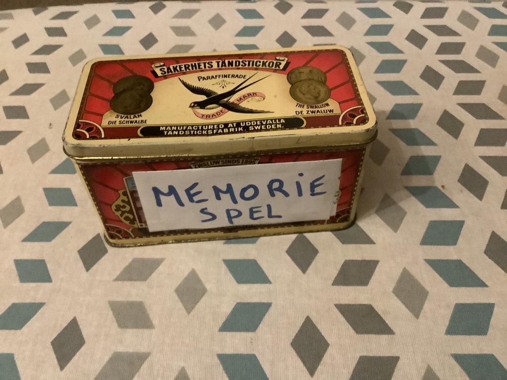 Spel !!       Memorie.    in Antiekblik!, Vijf spelers of meer, Verzenden, Zo goed als nieuw