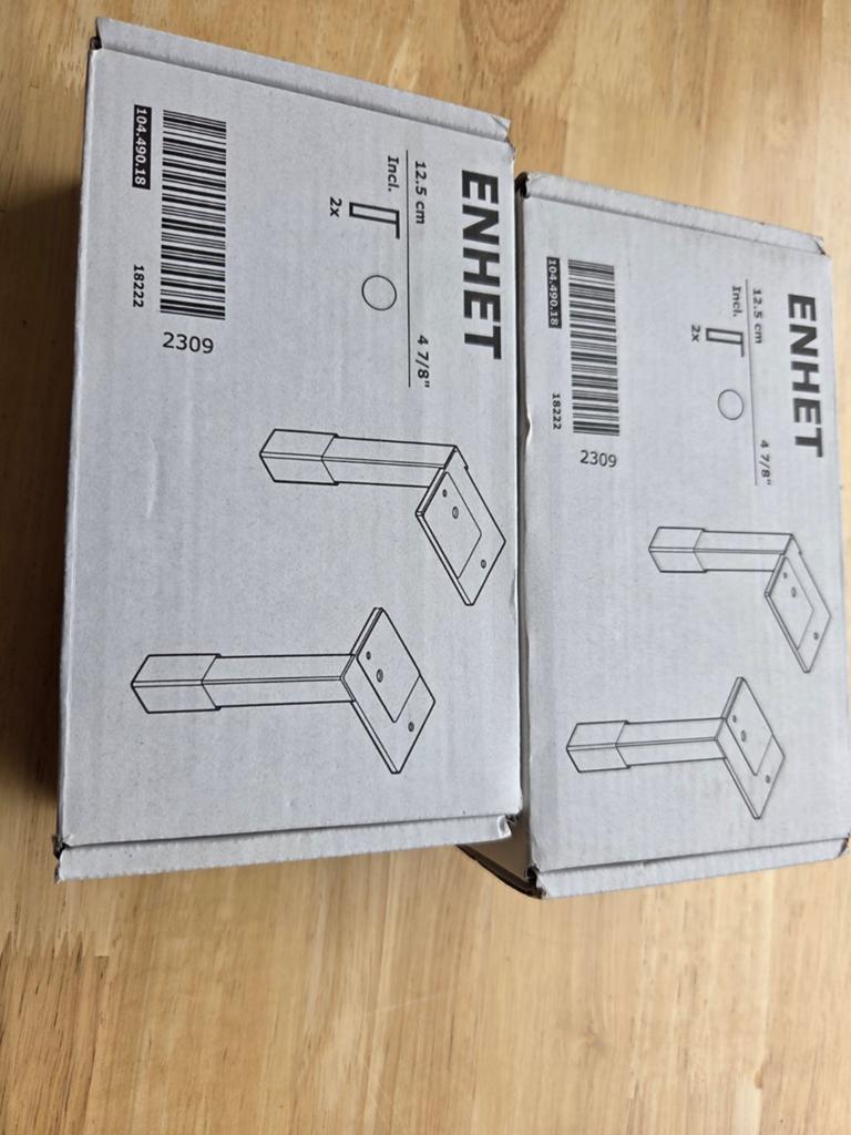 ENHET pootjes voor kast 4 stuks nieuw in doos, Ophalen of Verzenden, Nieuw