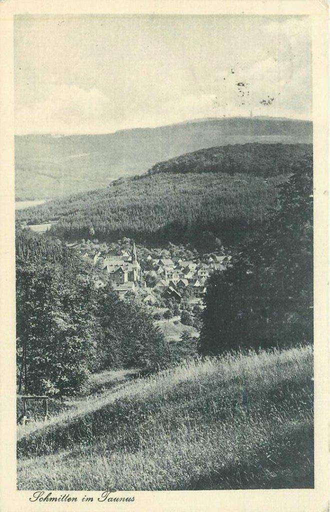 381-327-031 Schmitten im tT Hotel pension Zum Ochsen, Verzenden, Voor 1920, Duitsland