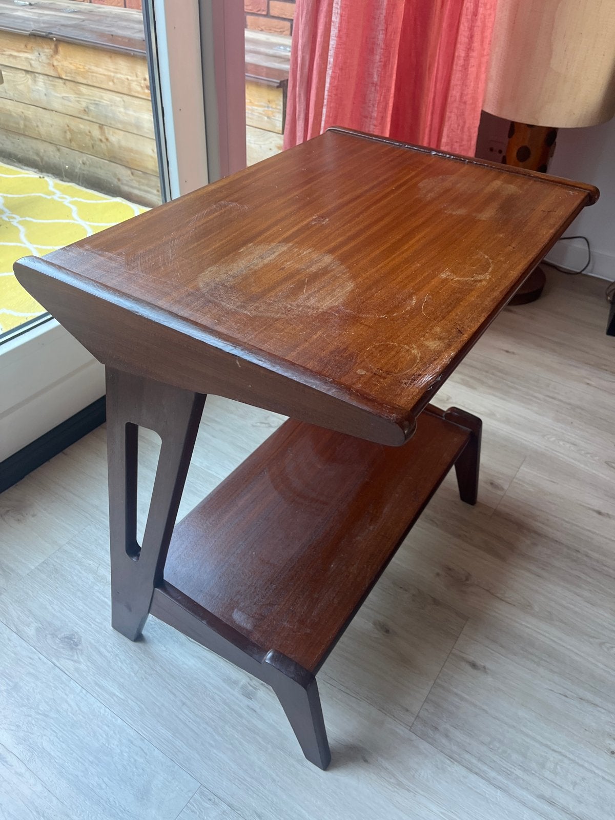Louis van Teeffelen - Webe -Vintage Bijzettafel - 62x42x65cm, Huis en Inrichting, Tafels | Bijzettafels, Ophalen, Gebruikt, 55 tot 75 cm