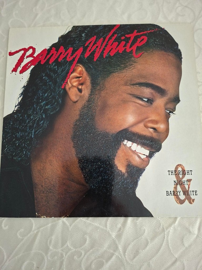 Lp van Barry White getiteld " The Right Night Barry White, Cd's en Dvd's, Ophalen of Verzenden, Soul, LP