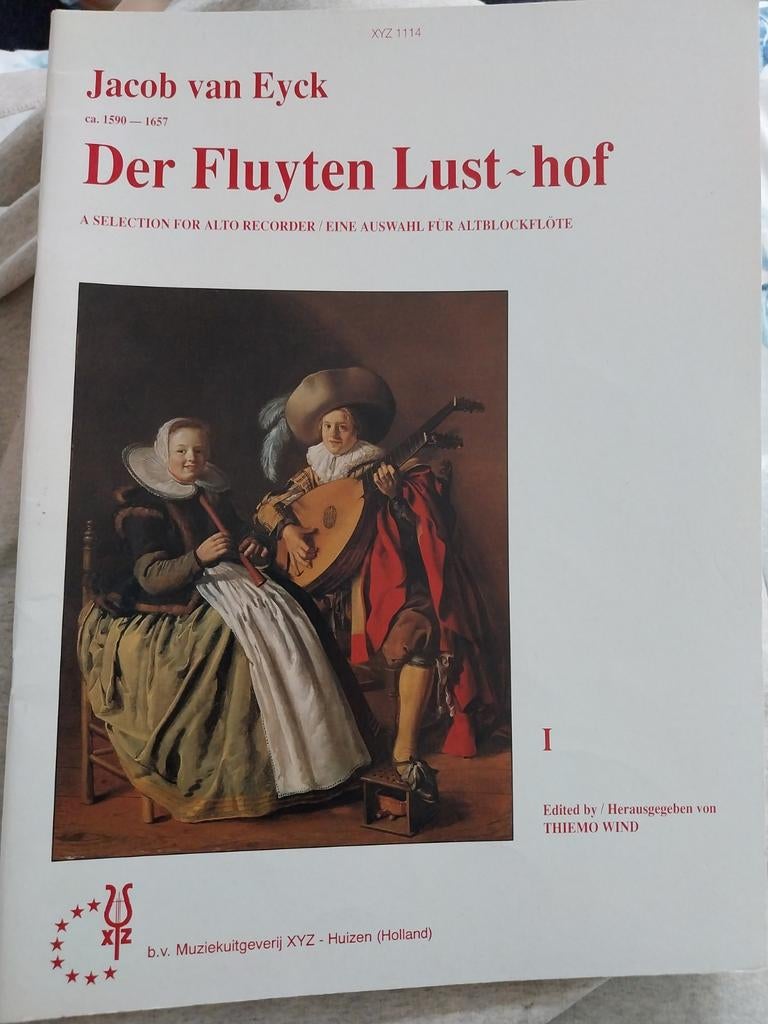 Jacob van Eyck - Der Fluyten Lust-hof (Altblokfluit), Klassiek, Ophalen of Verzenden, Zo goed als nieuw, Blokfluit