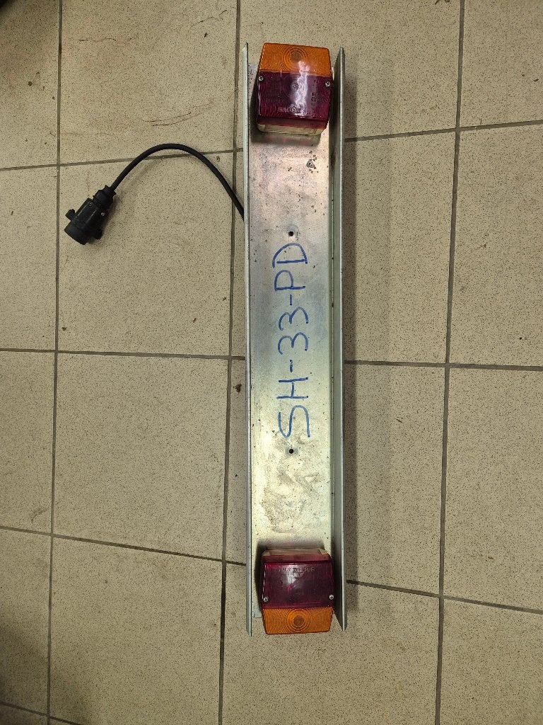 Aanhanger lichtbalk met achterlichten en 7-polige stekker, Auto diversen, Aanhangwagen-onderdelen, Ophalen, Gebruikt