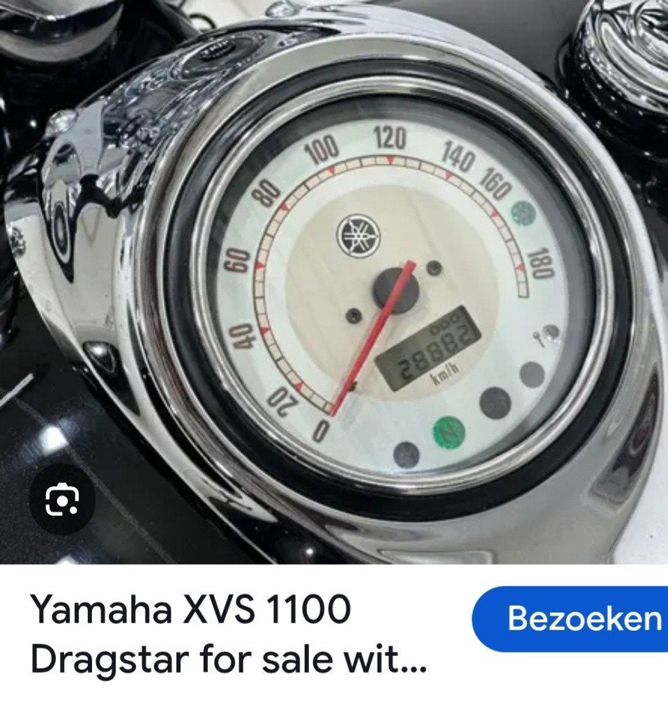 gezocht! km/ mijlenteller Yamaha Dragstar 1100 uit 2004, Ophalen of Verzenden