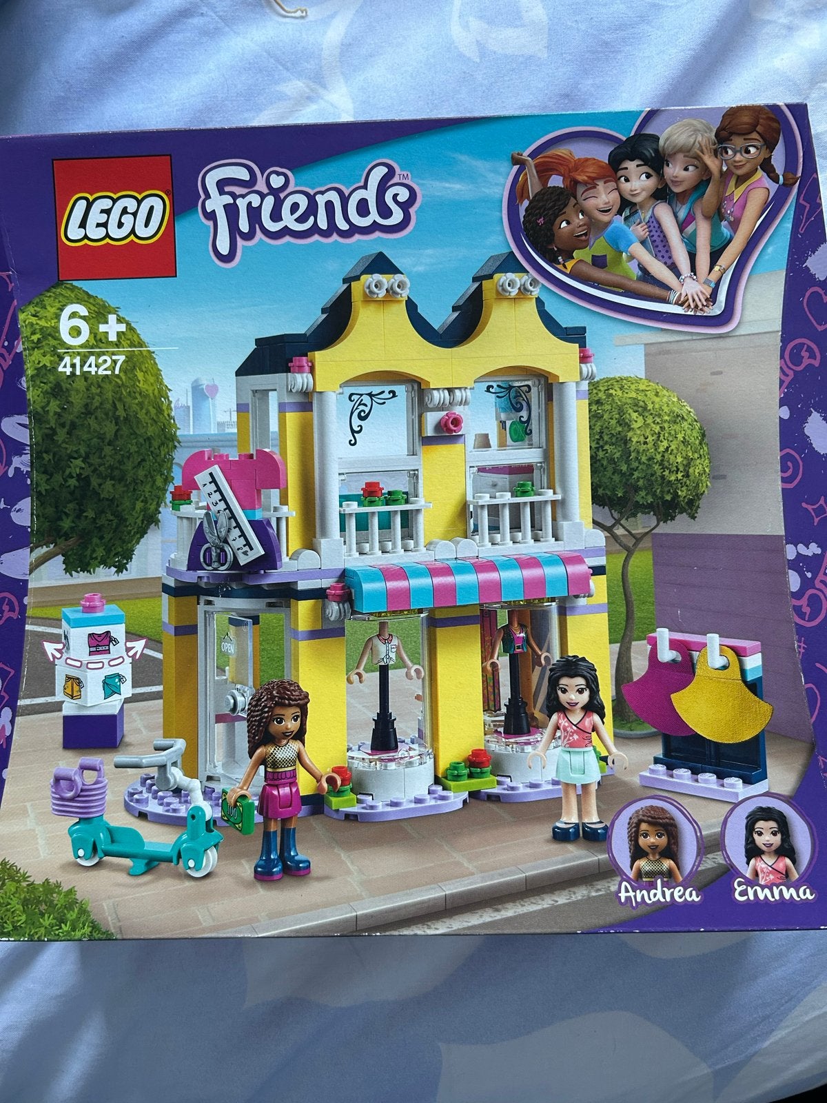 Lego Friends 41427 Emma's Fashion Shop - Compleet en Goede S, Lego, Friends, Ophalen of Verzenden, Zo goed als nieuw