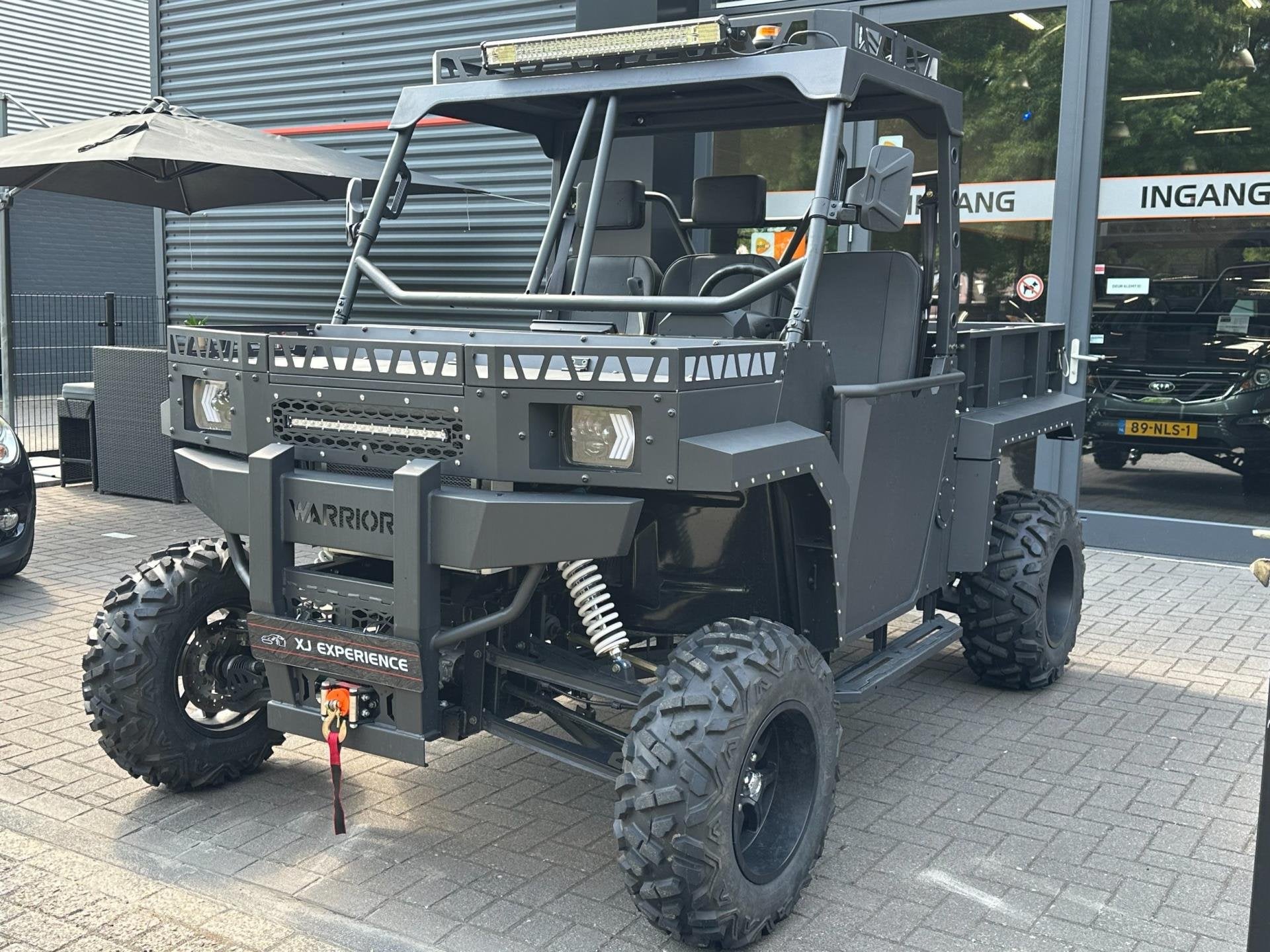 MASSIMO WARRIOR 1000 CC UTV AUTOMAAT 3 Pers 4X4 LIER LED BTW, Automaat, Gebruikt, Zwart, Bedrijf