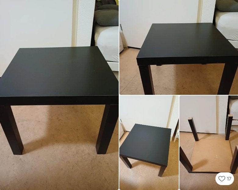 Ikea Lack Side Table / Tafel 55 x 55 Side Table - Black, Huis en Inrichting, Tafels | Sidetables, 50 tot 100 cm, Ophalen of Verzenden