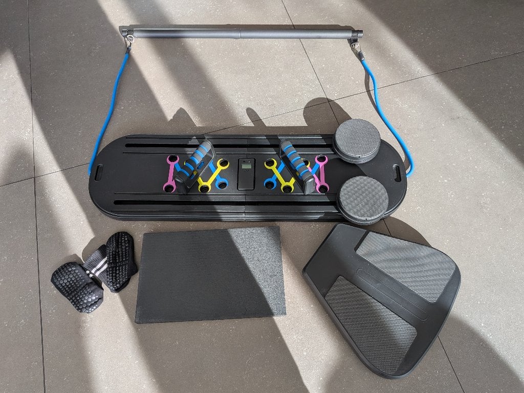 Flexify Pilates Board Pro – Complete Pilates Reformer Set, Sport en Fitness, Ophalen of Verzenden, Zo goed als nieuw, Overig