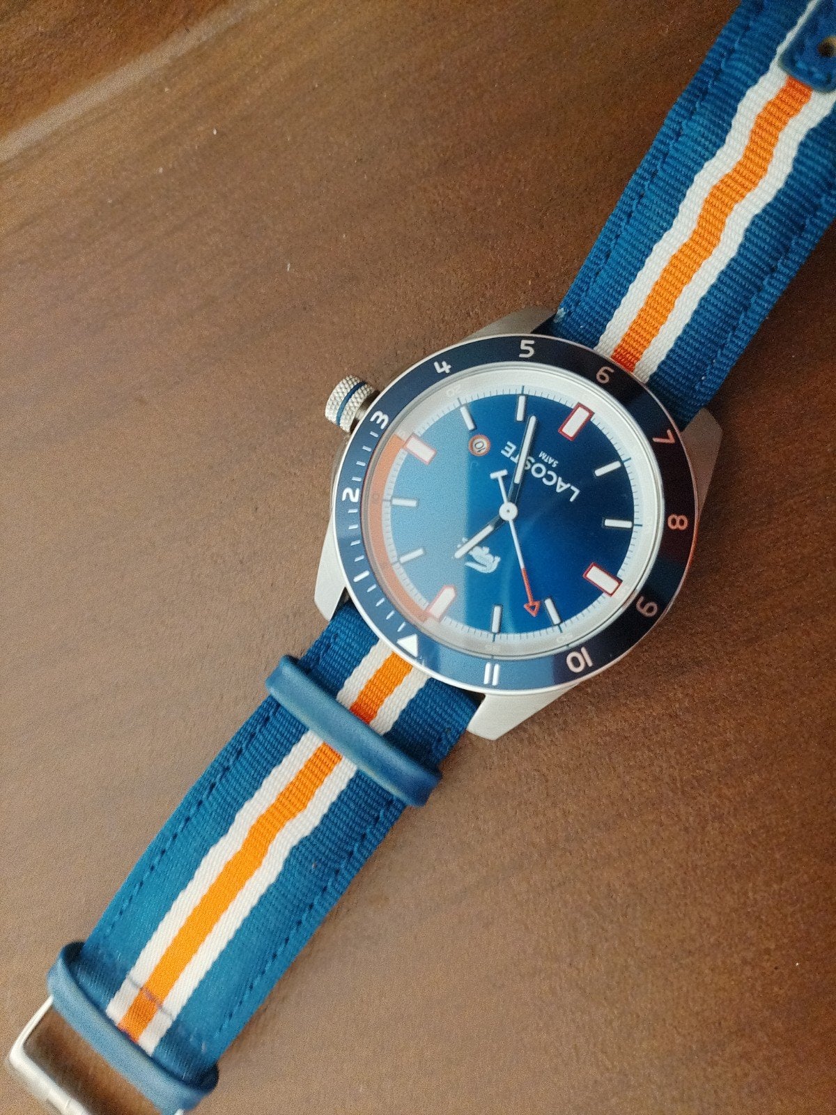 Lacoste Durban horloge, Ophalen of Verzenden, Zo goed als nieuw, Overige merken