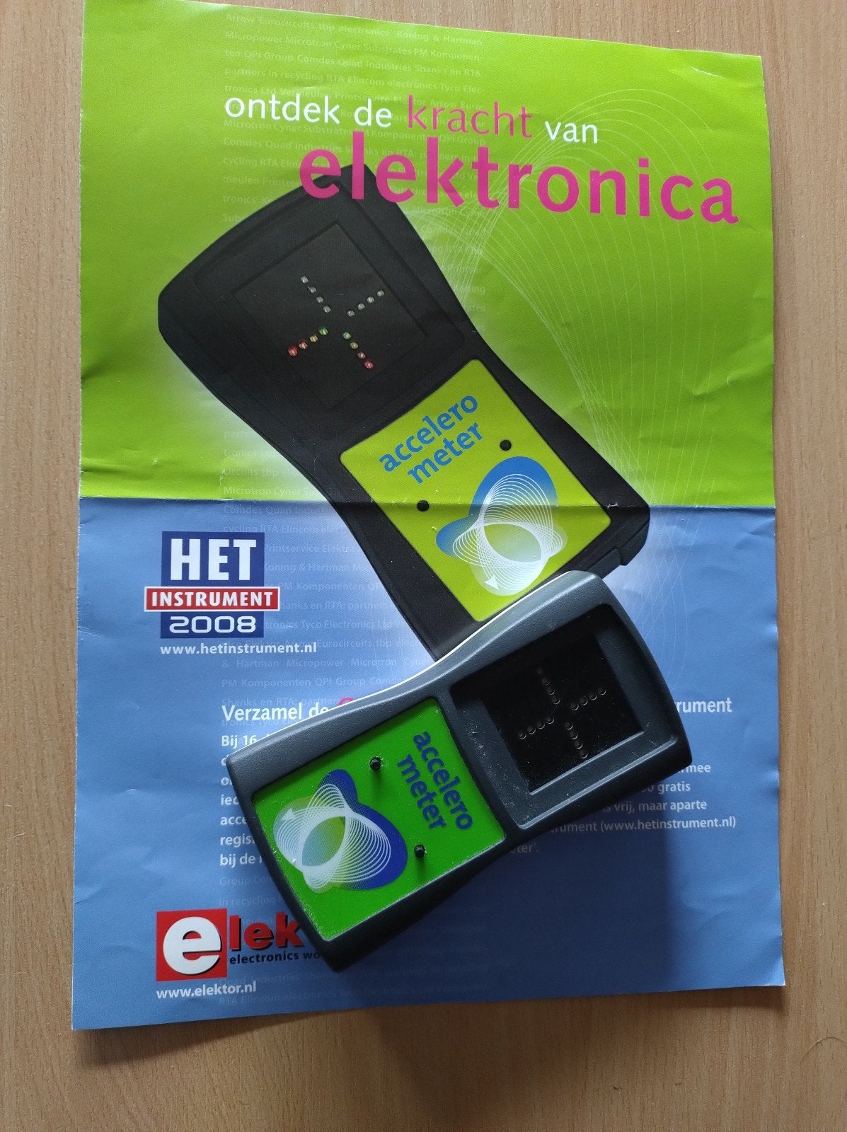 elektor accelerometer, Ophalen of Verzenden, Zo goed als nieuw