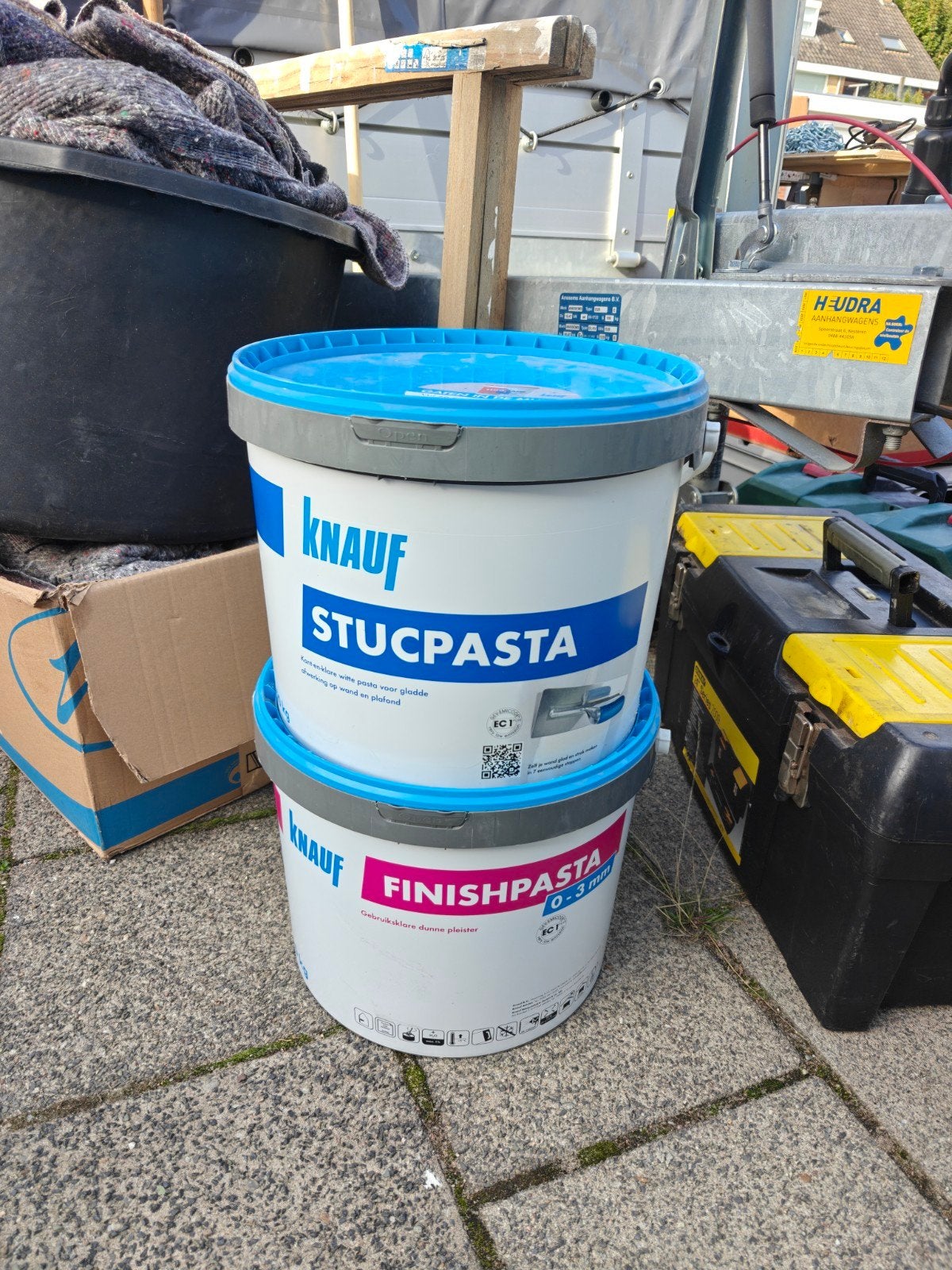 Knauf Uniflott, Stucpasta, Finishpasta en Precit band, Ophalen, Nieuw