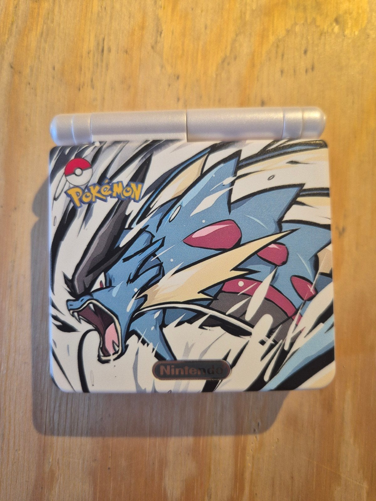 Game Boy Advance SP - Pokémon Gyarados Editie (zonder game), Ophalen of Verzenden, Zo goed als nieuw, Game Boy Advance SP