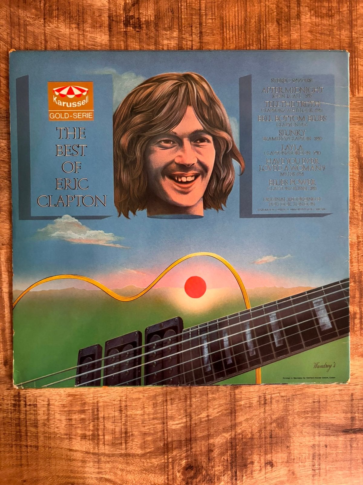 Lp The Best of Eric Clapton  - Karussell Gold-Serie, LP, Gebruikt, Verzenden, Blues Rock