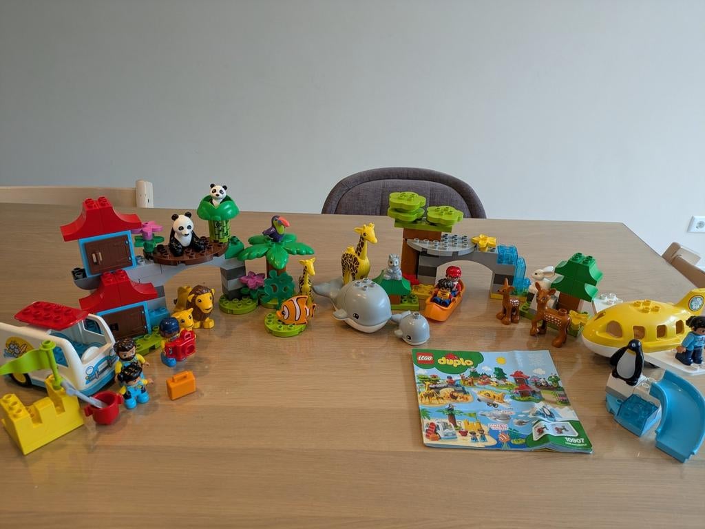 LEGO Duplo Dieren van de Wereld 10907, Ophalen of Verzenden, Zo goed als nieuw, Duplo