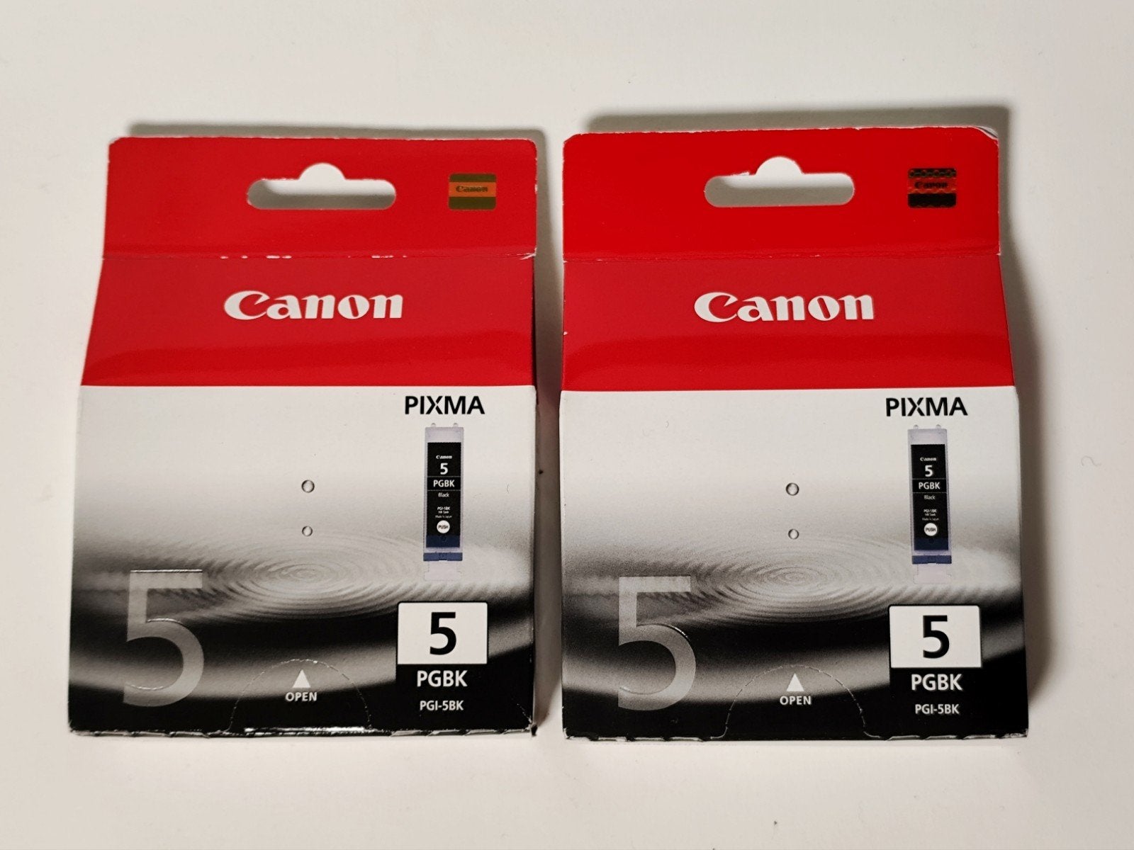 2x Canon PGI-5BK Pixma Inktcartridge Zwart, Niet beschikbaar, Canon, Cartridge, 30-2, Shimomaruko 3-chome, Ohta-ku, Tokyo 146-8501, Japan