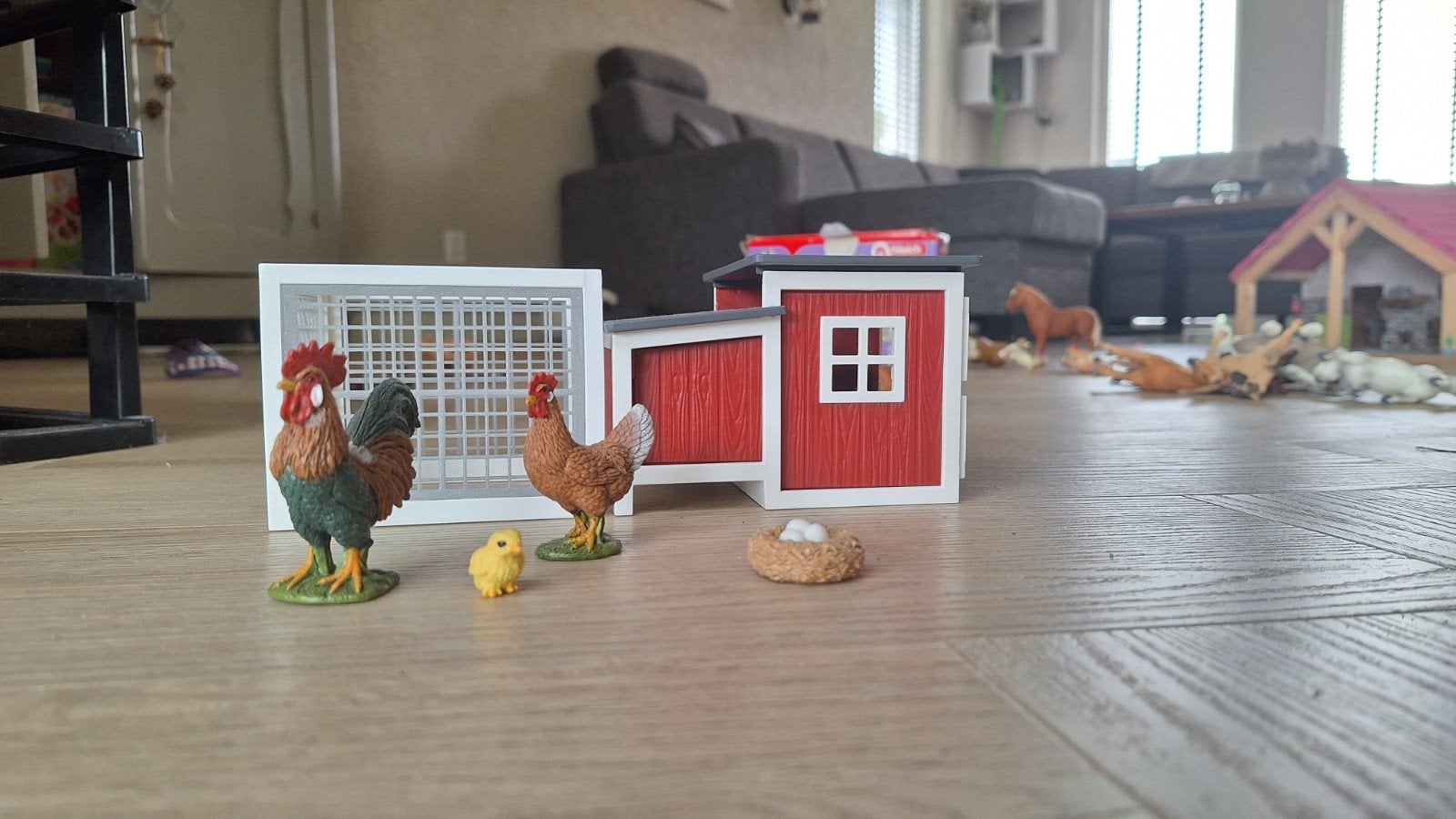 Schleich kippenhok, Ophalen of Verzenden