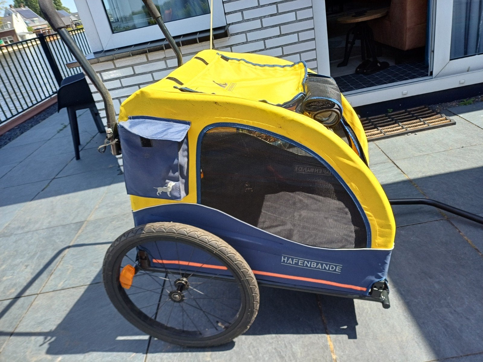 fiets, hondenbuggy merk Hafenbande, Ophalen, Hondenkar, Opvouwbaar