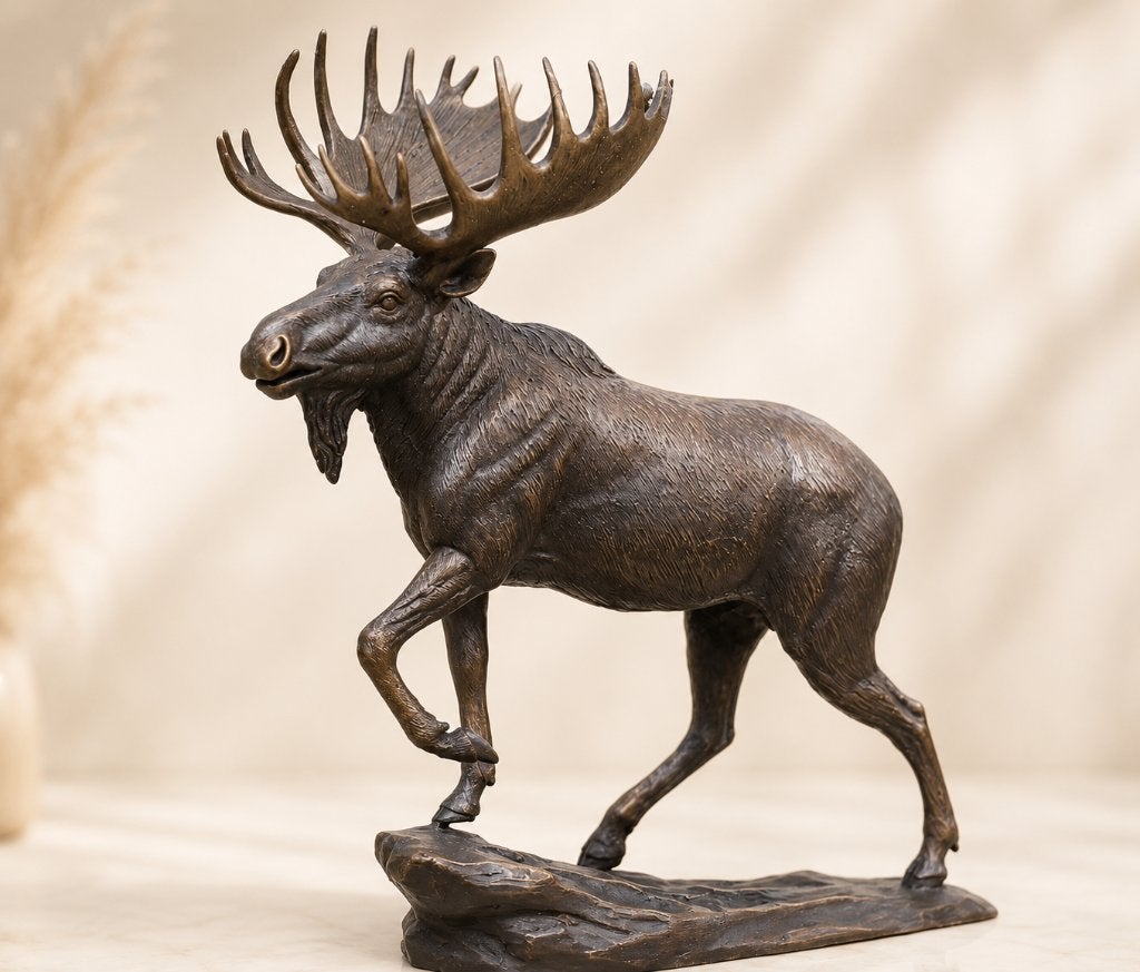 ELAND // BRONZEN BEELD / WILD DIER/ TUINBEELD/ hert